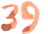 Tusche Zahl 39
